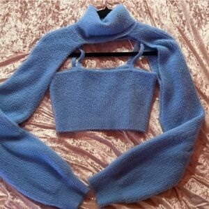 Fashion Nova Blue Sweater tee